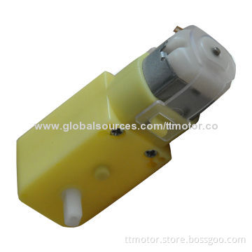 3V Toy Motor with Plastic Geared with 1:220 Ratio, 35rpm Speed